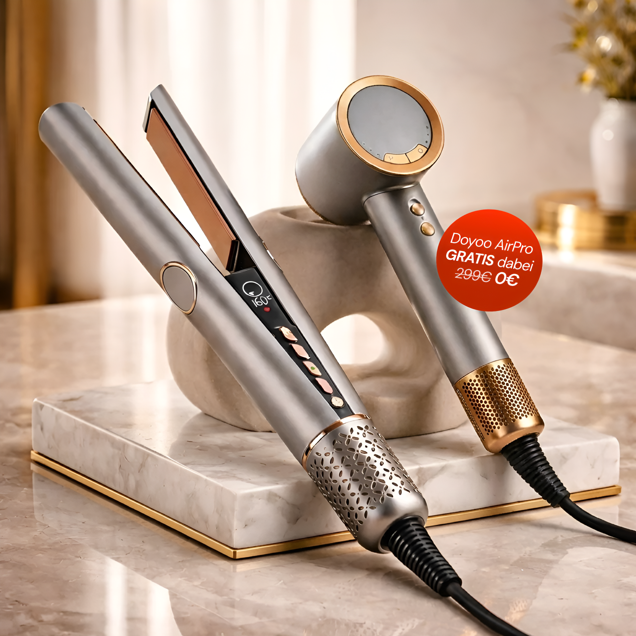 AirStraight 2in1 Glatt- und Föhnstyler