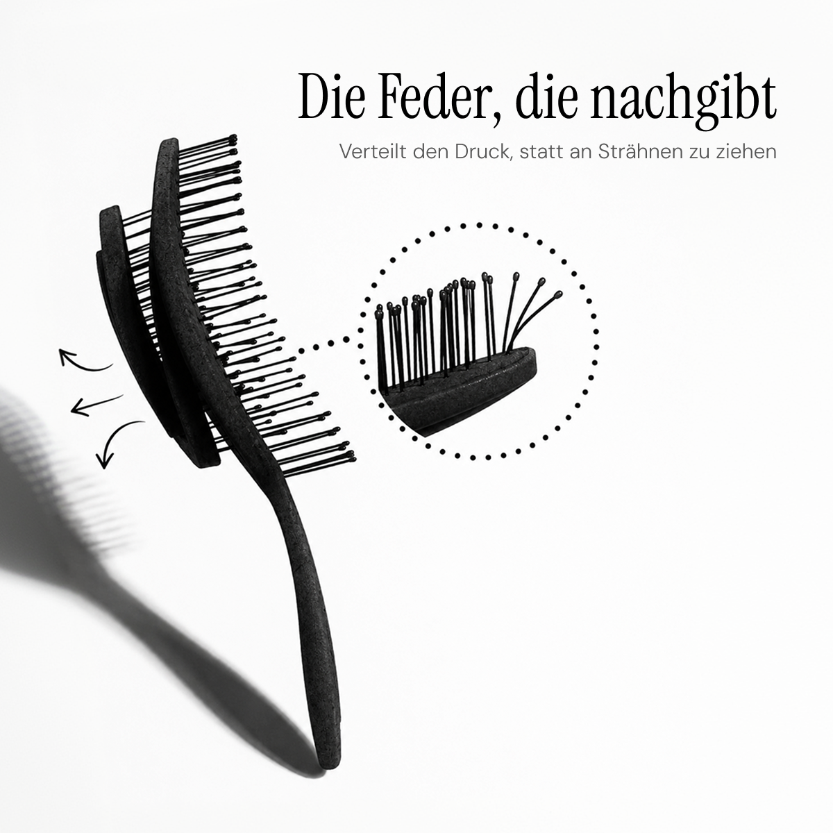Doyoo AirBrush –  Anti-Ziep und Entwirrbürste